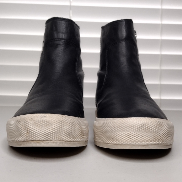 Frye Gia Lug Women's Leather Zip Ankle Booties Sz 8.5 - Picture 13 of 16